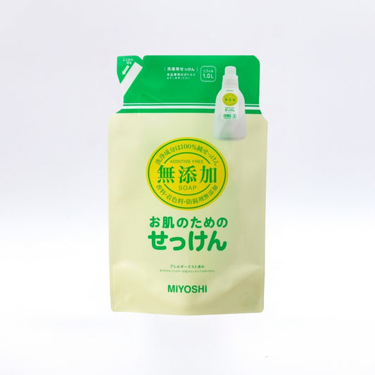 ミヨシ　無添加洗濯用液体せっけん 詰替え用 1000ml　