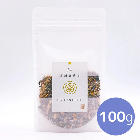 【fuu.】薬膳香草茶 ゴールデングリーン 100ｇ