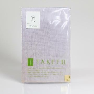 TAKEFU ガーゼの和布　~なごみぬの~　薄藤(うすふじ)